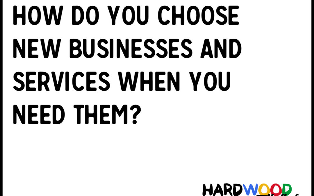 How Do You Find A New Local Business or Service?